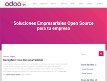 Tablet Screenshot of odooperu.org